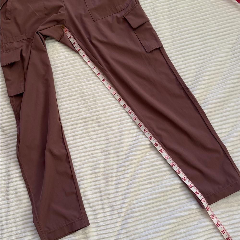 90 Degree By Reflex Women's Purple Pink Mauve Cargo Pants Lightweight Medium - Picture 8 of 12